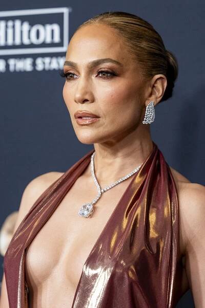 Jennifer Lopez at the 67th Annual Grammy Awards.