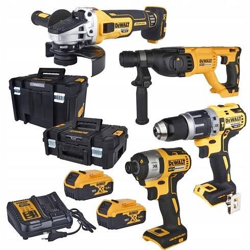 DEWALT COMBO DCD796 DCF887 DCG405 DCH133 2X5.0Ah