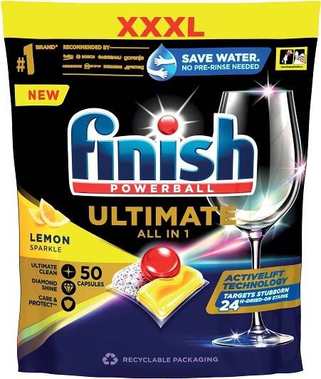 FINISH Ultimate All in 1 Lemon tablety 50 ks 209 Kč