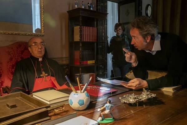 Silvio Orlando, Paolo Sorrentino - Nový papež - Epizoda 5 - Z natáčení