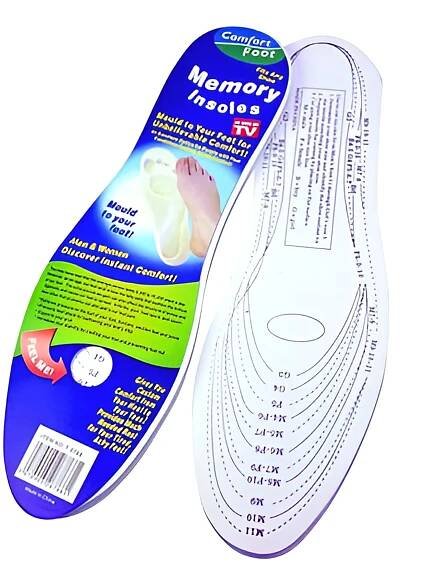Verk MEMORY INSOLES Vložky do bot s paměťovou pěnou - 15298 - Priceorcan.cz