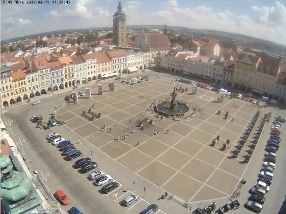 Kamera České Budějovice náměstí