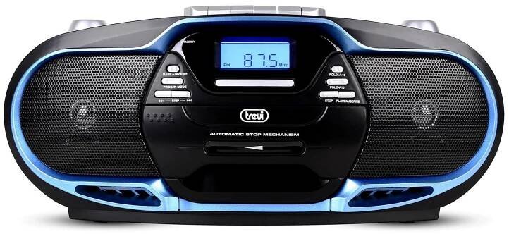 Radiomagnetofon s CD/MP3/USB Trevi CMP 574USB/BLUE | Teshop.cz