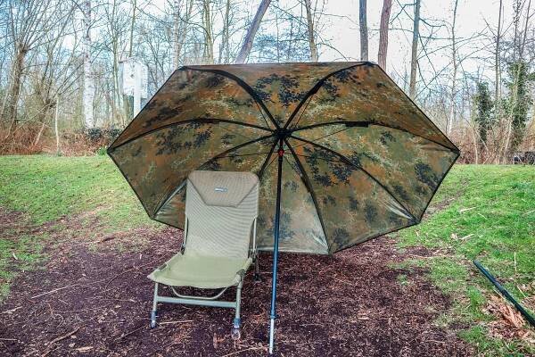 Deštník Zebco Flecktarn Brolly 2,2m