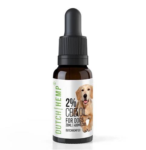 Dutch Hemp CBD olej pro psy - 2% - 20 ml - 400 mg CBD