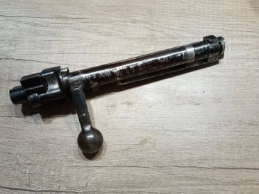Závěr NĚMECKÉ pušky MAUSER 98k, K98, výukový řez, školní řez, WWII - Sběratelské zbraně