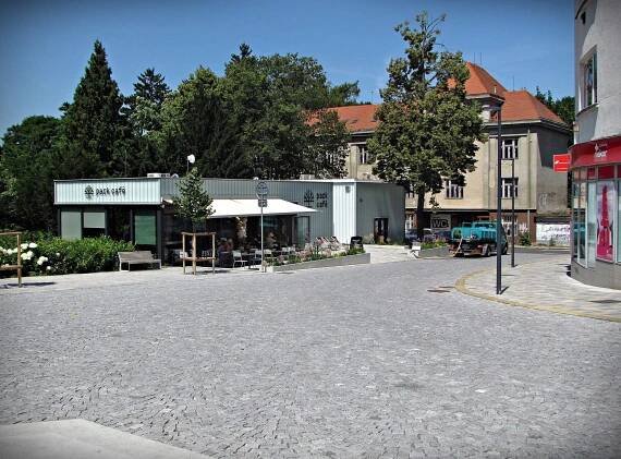 Zlín - Park Café - Cyklo bar - hospůdka