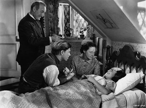 O Velkou cenu - Z filmu - Donald Crisp, Mickey Rooney, Anne Revere, Elizabeth Taylor