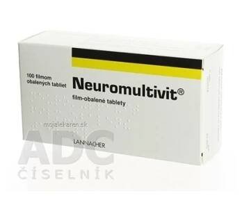 Neuromultivit tbl flm (blis.PVC/Al) 1x100 ks (Lieky na predpis)