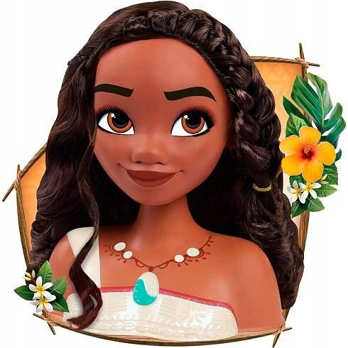 PANENKA HLAVA PRO ČESÁNÍ STYLINGU VLASŮ DISNEY VAIANA 2 MOANA + AKC. EAN (GTIN) 886144870484