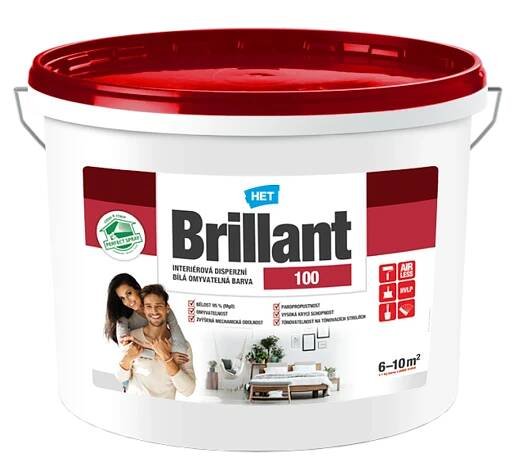 Het Brillant 100 malířská omyvatelná barva, 7 + 1 kg