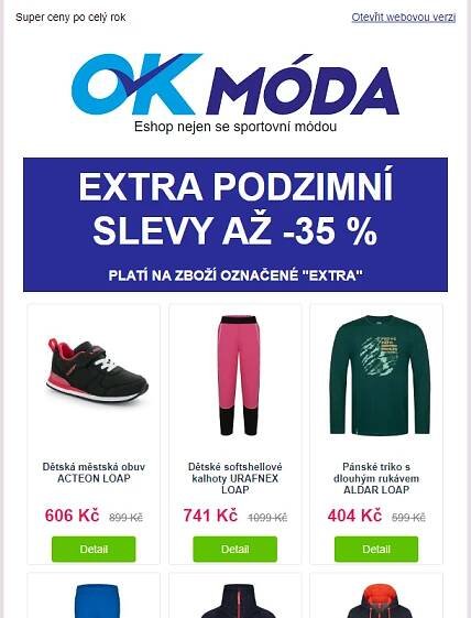 Podzimní sezóna slev až -35 % | Klubové slevy za věrnost