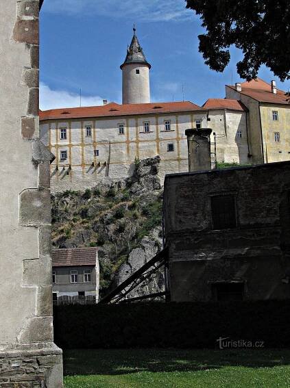 Areál hradu v Ledči nad Sázavou