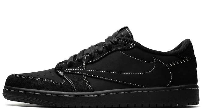 AIR JORDAN 1 LOW TRAVIS SCOTT BLACK PHANTOM