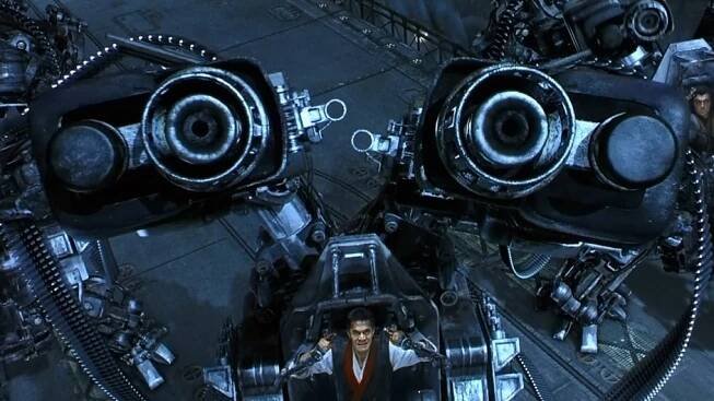 Exoskeletony v Matrix Revolutions rozhodně nebyly mírumilovné.