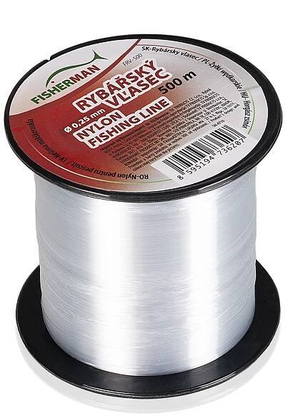 Rybářský vlasec 500 m 0,25 mm 6,8 kg FRV-500 | TV PRODUCTS CZ
