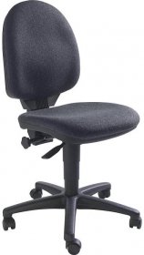 Standardní otočná židle – Topstar bez područek, opěradlo 450 mm
