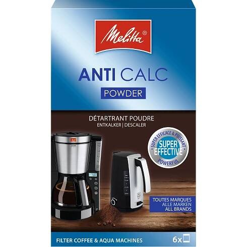 Anti Calc Pulver für Filterkaffeemaschinen und Wasserkocher
