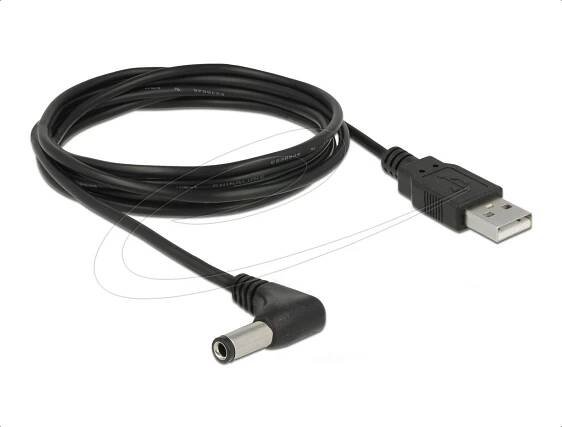 Napájecí kabel USB-A na DC 5.5x2.5mm 90°, 1.5m | SUNTECH Computer - prodej počítačů, elektroniky a spotřebního materiálu