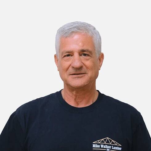 A Mike Walker Lumber team member named Craig that designs roof and floor trusses for multi-family homes, residential homes and commercial projects.
