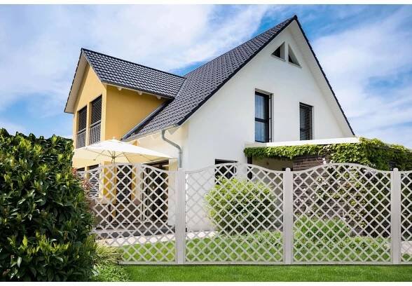 Prvek protipohledového plotu Pergola krémový 180 cm x 120 cm nakoupit u OBI