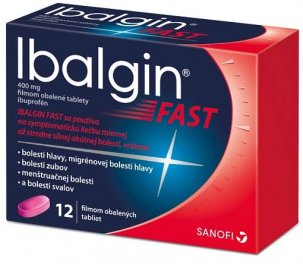 Ibalgin FAST 400 mg 12 tabliet | VIP Lekáreň