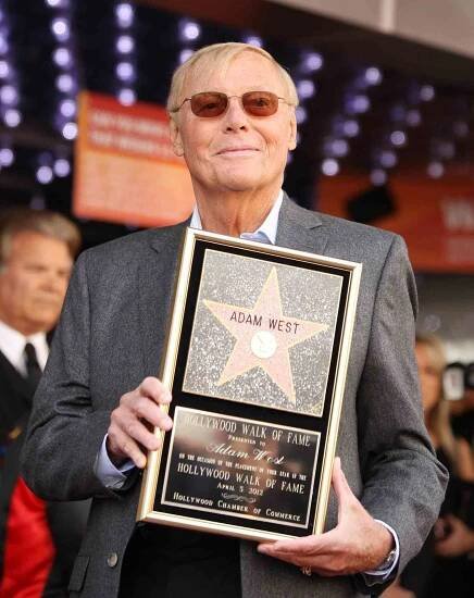 Kapow! Adam West Honored With Star On The Hollywood Walk Of Fame