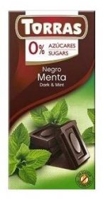 Čokoláda Negro máta 75g Torras - bioapetit.cz
