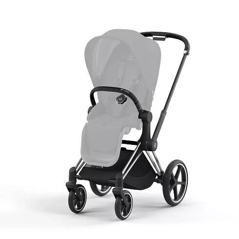 Priam Rahmen Chrome Black