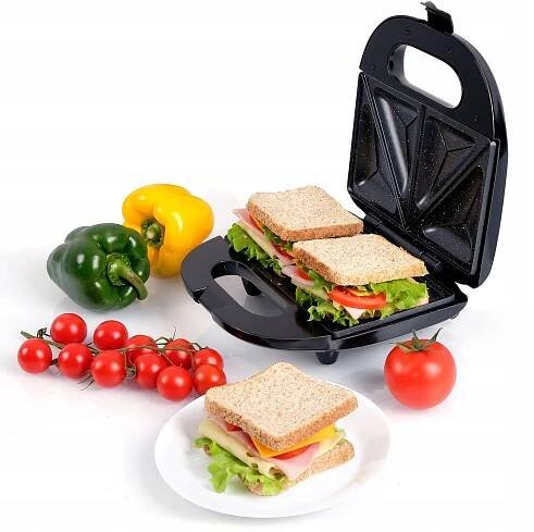SENDVIČOVAČ SANDWICH 750W NEPŘILNAVÝ GRANITOVÝ POVRCH Materiál tělesa syntetický materiál