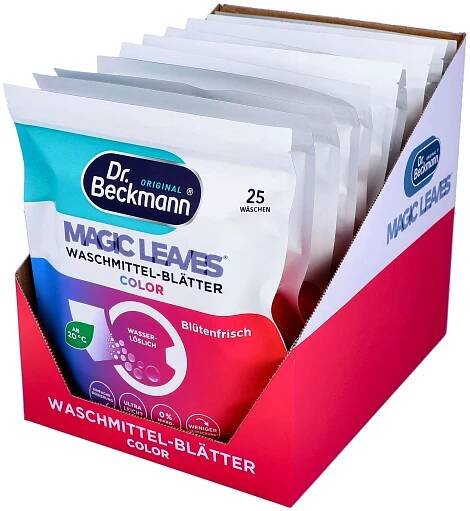 Dr. Beckmann Lístky na praní barev 25 ks Magické Magic Leaves Praní Váha 100 g