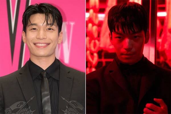 Wi Ha-joon attends W Korea annual Breast Cancer Awareness Campaign "Love Your W" at Four Seasons Hotel on October 28, 2022 in Seoul, South Korea. , Squid Game S1 Wi Ha-Joon (Hwang Jun-Ho)