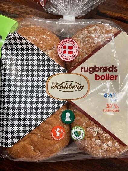 Rugbrod boller Kohberg
