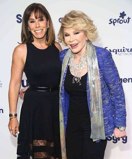 Melissa Rivers and Joan Rivers attend the 2014 NBCUniversal Cable Entertainment Upfronts at The Jacob K. Javits Convention Center on May 15, 2014 in New York City. 