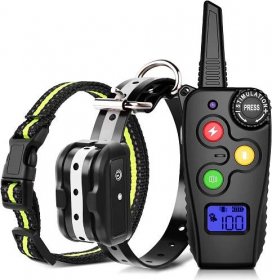 Shock Collar for Dogs Training Collar with 2800Ft Remote Control Dog Shock Collar Rechargeable w/3 Training Modes,Beep,Vibration and 0-99 Adjustable Shock Waterproof Collar for Small Medium Large Dog