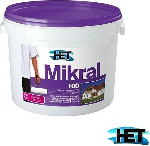 Het Mikral 100 fasádní barva 15+3kg