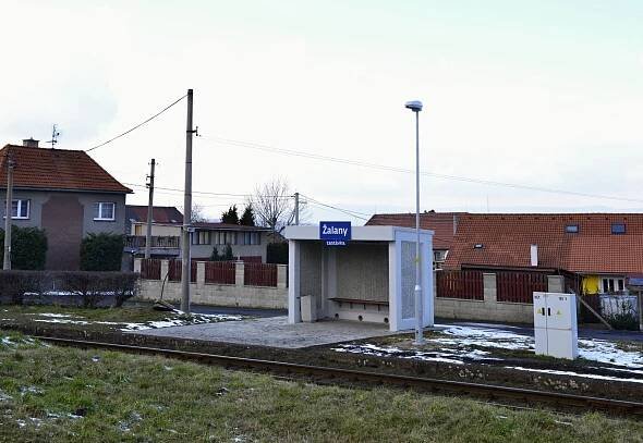 Fotografie - Žalany-zastávka - 13.02.2018