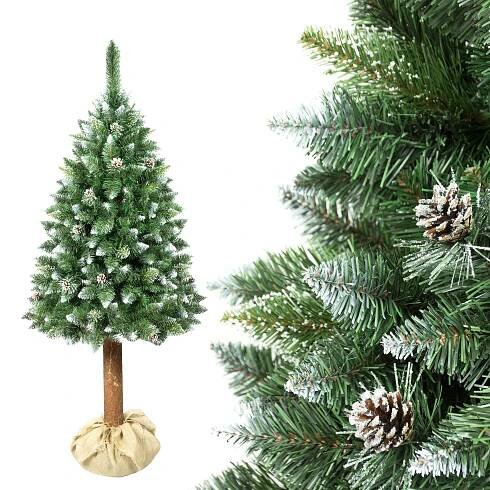 Borovice na kmeni umělý vánoční stromeček 180 cm