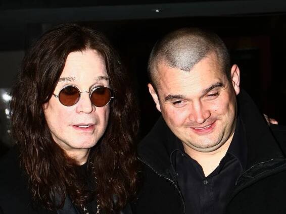 Ozzy Osbourne's rarely seen son appears at funeral procession