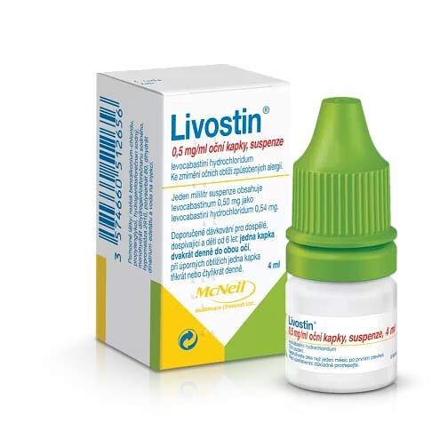 Livostin 0.5mg/ml oph.gtt.sus.1x4ml