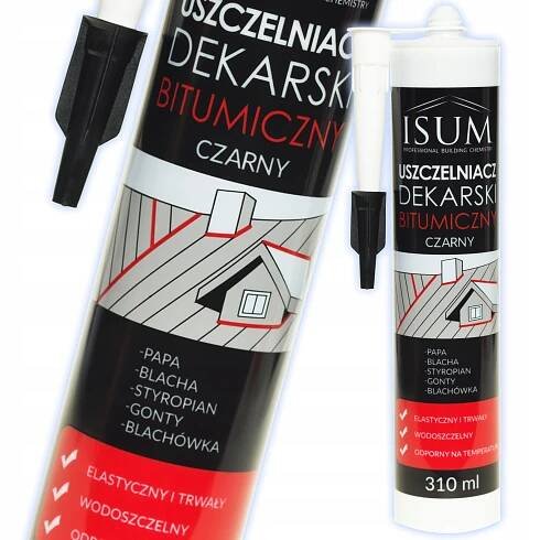 ISUM bitumenový TĚSNÍCÍ TMEL 310 ml ČERNÝ