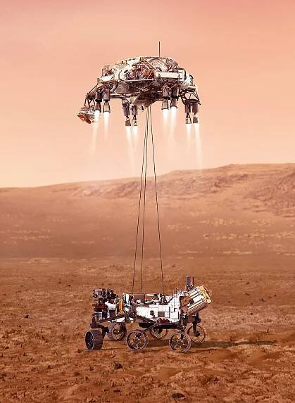Sky crane (landing system) - Wikipedia