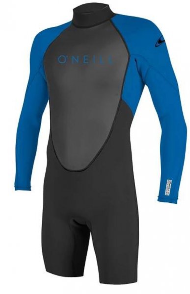 Youth Reactor II Back Zip 2 mm L/S Spring black/ocean