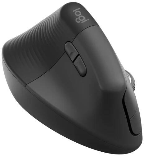 LOGITECH Lift For Business/ Ergonomická/ Optická/ Pro leváky/ 4 000 DPI/ USB+BT/ Grafitová
