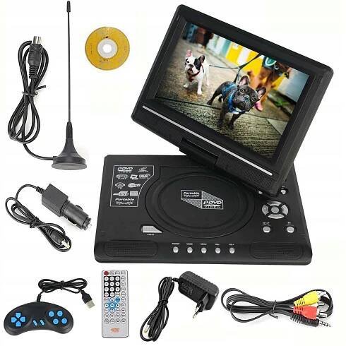 PŘENOSNÝ DVD PŘEHRÁVAČ DO AUTA S MP3 KONZOLÍ