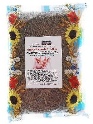 Berkel Futter Angora Kräuter pro dlouhosrsté králíky 800g