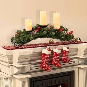 Vánoční dekorační svícen na stůl (2569) - Dům a zahrada