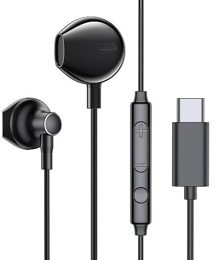 JOYROOM JR-EC03 sluchátka s konektorem USB-C pro Apple zařízení - černá