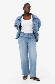 Baggy Regular Jeans - Světlý denim blue - ŽENY | H&M CZ