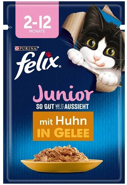 Felix Junior Pochoutka v želé kuřecí 26 x 85 g